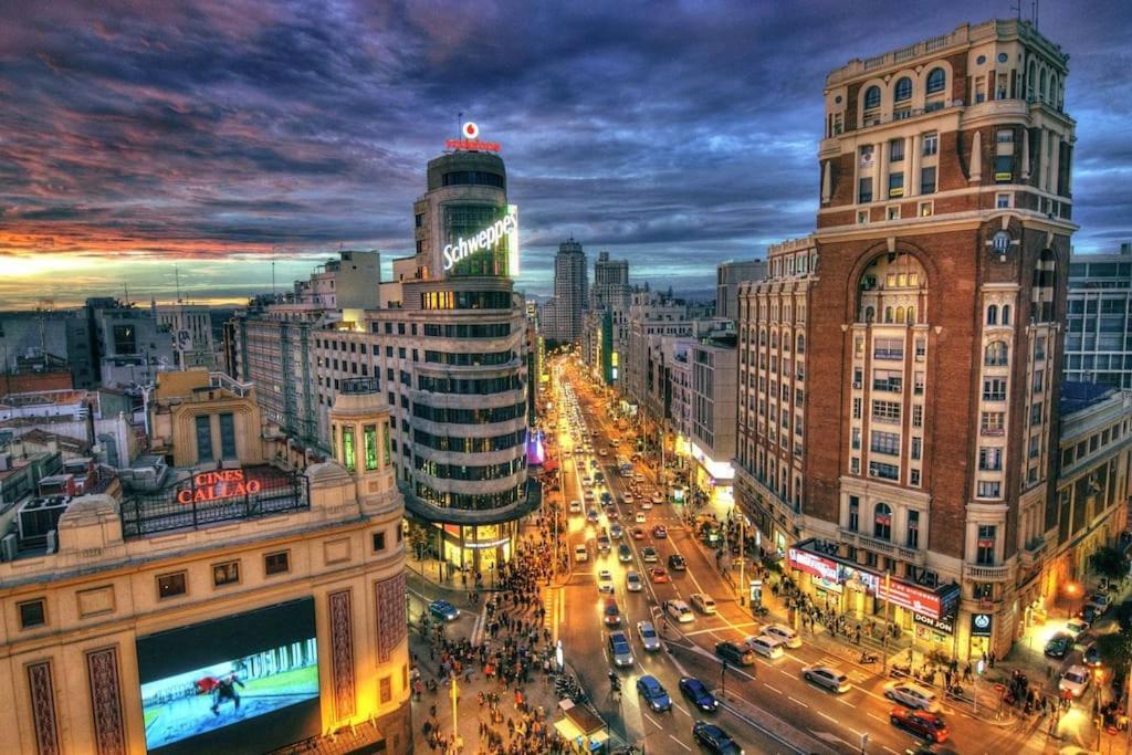 New Quiet Apartment Free Wifi In Gran Via Downtown Madrid Exteriér fotografie
