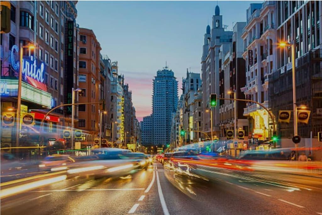 New Quiet Apartment Free Wifi In Gran Via Downtown Madrid Exteriér fotografie
